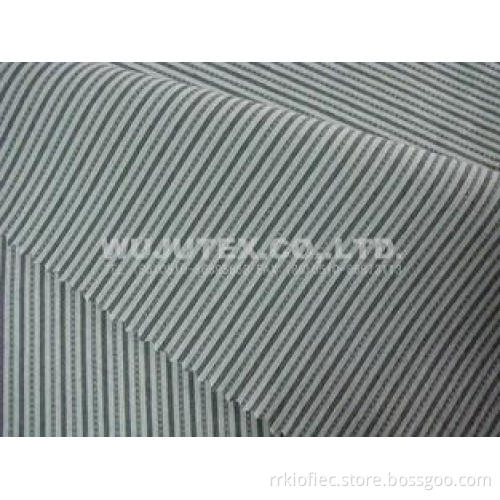 Stable Quality Stripe Cotton Nylon Fabric Spandex Plain Wea
